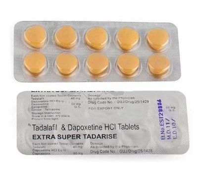 Extra Super Tadarise (Тадалафіл 40+Дапоксетин 60)