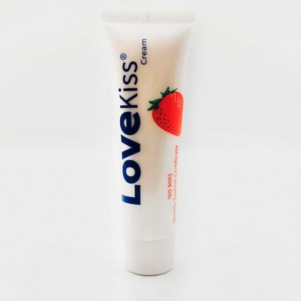 Лубрикант Love Kiss со вкусом клубники 100 ml