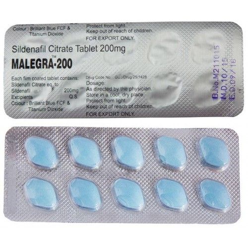 Виагра Malegra 200 мг (Двойная доза)