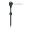 Ерекційна вібропетля Pretty Love Curitis Penis Loop Black