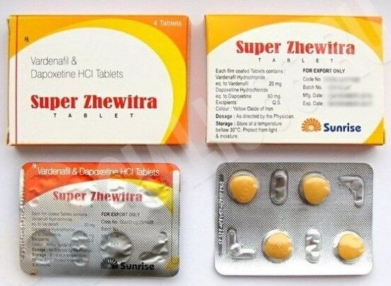 Super Zhewitra (Левитра + Дапоксетин)